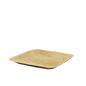 Palmeblads tallerken, 15x15cm