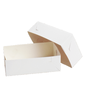 KageÃ¦ske, hvid, 23 x 14 x 7,5 cm