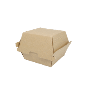 Burgerboks, pap, 9 x 9,5 x 9 cm