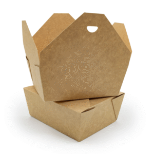 Takeaway-Ã¦ske (rektangulÃ¦r), brun, 1150 ml