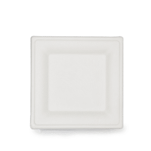 SukkerrÃ¸rsfiber tallerken, 20 x 20 cm