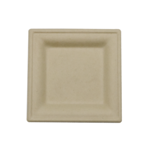 SukkerrÃ¸rsfiber tallerken, 16 x 16 cm