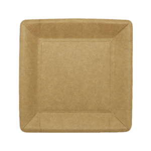 Firkantet paptallerken 23x23cm