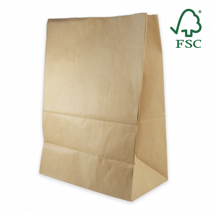 Block-bottom bag, 12 L, 22 x 12 x 39 cm